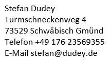Stefan Dudey - Adresse - Telefon